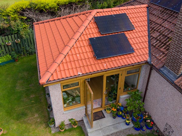 Sunroom with French Doors Scotland
